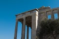 Side View of Acropolis Temple Royalty Free Stock Photo