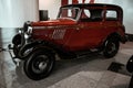 Side view of american car Ford Model Y 1933 Royalty Free Stock Photo