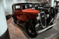 Side view of american car Ford Model Y 1933 Royalty Free Stock Photo