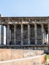 side view of ancient Greco - Roman Temple of Garni