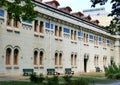 Back facade of the old baths of the city of Vichy