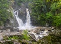 Side view of Bash Bish Falls Royalty Free Stock Photo