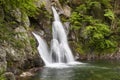 Side View of Bash Bish Falls Royalty Free Stock Photo