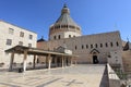 Side view of the Basilica of the Annunciation