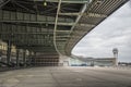 A Side-view of Berlin Tempelhof airport in South- Central Berlin, Germany Royalty Free Stock Photo