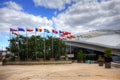 A Side view of the Biodome in Montreal