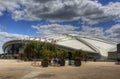 Side view of the Biodome in Montreal, Canada