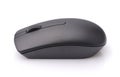 Side view of black wireless computer mouse Royalty Free Stock Photo