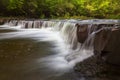 Side View of Bozenkill Preserve Falls Royalty Free Stock Photo