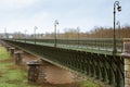 Side view of the Briare aqueduct