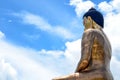 Side View of Buddha Dordenma Statue Royalty Free Stock Photo