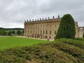 Side view of Chatsworth House in Derbyshire England United Kingdom