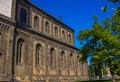 Side view of Church of Saints Cyril and Methodius building in Prague Royalty Free Stock Photo