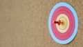 side view colorful target with pin bull s eye. High quality beautiful photo concept