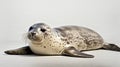 seal on white background . Royalty Free Stock Photo