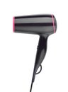 Side view of compact electric hair dryer