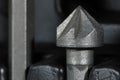 Side view of countersink drill bit Royalty Free Stock Photo