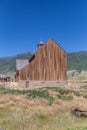 Side view of a country mountain barn Royalty Free Stock Photo