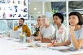 Business people sitting in the meeting at the conference room Royalty Free Stock Photo