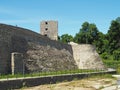Side view of Drobeta Turnu Severin fortress Royalty Free Stock Photo