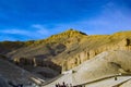 Side view of the entrance to the tomb of Pharaoh Tutankhamun in