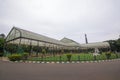 Side view of Famous Glass House at the Lalbagh Botanical Garden, Bangalore, karnataka, India. Royalty Free Stock Photo