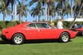 Side view ferrari 308 gt4 Royalty Free Stock Photo