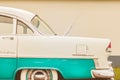 Side view of a fifties Chevrolet Bel Air car Royalty Free Stock Photo