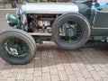 Side view of the front of a vintage car Royalty Free Stock Photo