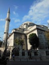 Side view of Gazi Atik Ali Pasha mosque in Istanbul Royalty Free Stock Photo