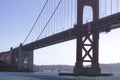 Side View of Golden Gate Bridge