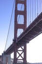 Side View of Golden Gate Bridge