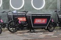 Side View Gorillas Bicycles At Amsterdam The Netherlands 11-10-2022 Royalty Free Stock Photo