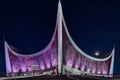 Side view Grand west sumatera mosque Royalty Free Stock Photo