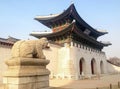 Side View of Gwanghwamun Gate