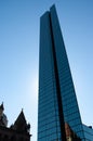 Side view of the Hancock Blue Tower