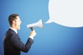 Communication and voice concept Royalty Free Stock Photo