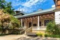 Side view of historic manor house and museum of Henryk Sienkiewicz, polish novelist and journalist, in Oblegorek, Poland