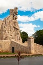 Side view of the iconic Monumento a la Patria located on Paseo Montejo. Merida, Yucatan, Mexico