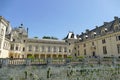 The inner courtyard of the BrÃÂ©zÃÂ© castle