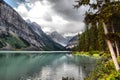 Side view of Lake Louise