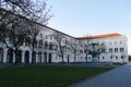 Side view of the main building of the Ludwig-Maximilians-University Royalty Free Stock Photo