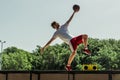 side view of man in sportswear Royalty Free Stock Photo