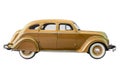 Twentieth century brown luxury classic car