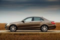 Side view of modern business sedan Royalty Free Stock Photo