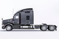 Side View of a Modern Semi Truck Royalty Free Stock Photo