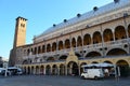 Side View of Palazzo Della Ragione from Piazza Delle Erbe in Padua, Italy Royalty Free Stock Photo