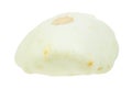 Side view of Pattypan white squash isolated