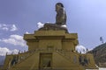 Side View of the popular Buddha Dordenma in Thimpu in Bhutan.