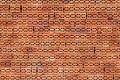 Side view red construcion brick texture